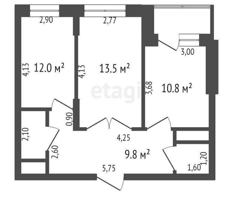 квартира г Обнинск пр-кт Ленина 137к/4 ЖК «Циолковский» фото 19