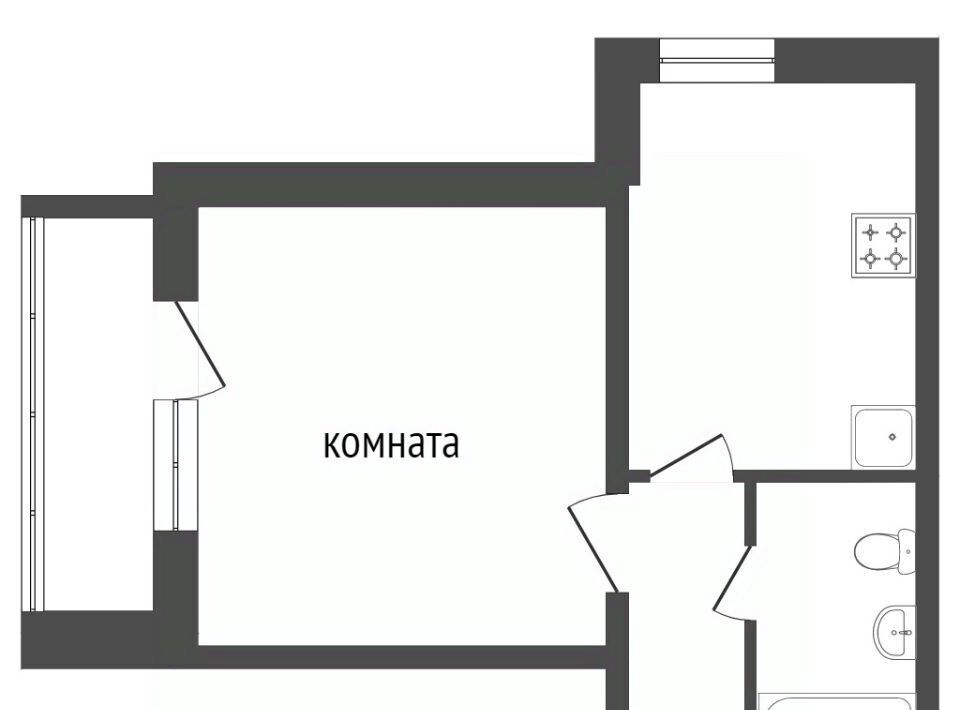 квартира г Красноярск р-н Октябрьский ул Калинина 175в фото 11