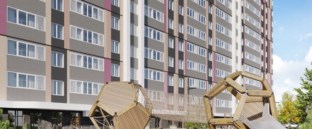 квартира г Ижевск р-н Индустриальный 10-й микрорайон Культбаза микрорайон «Калинка Парк» жилрайон фото 15