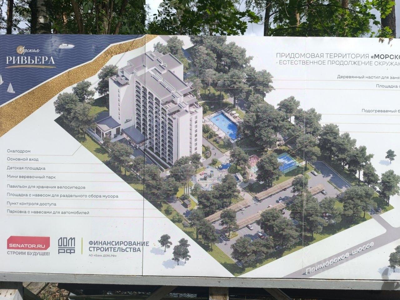квартира г Зеленогорск ш Приморское 570 р-н Курортный Ленинградская область фото 12