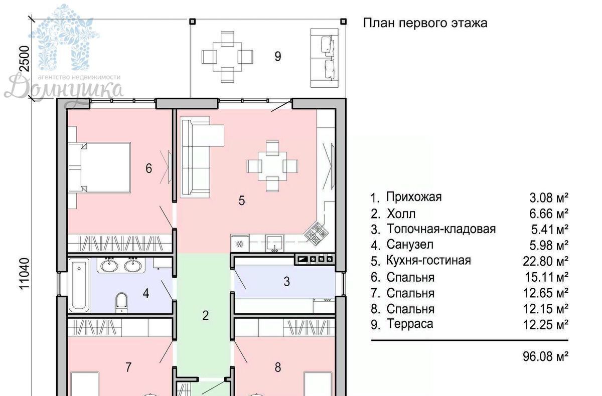 дом р-н Рамонский с Ямное ул Мира 23 Яменское сельское поселение фото 3