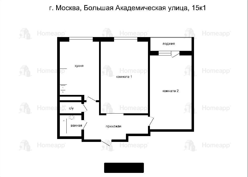 квартира г Москва метро Красный Балтиец СВАО Северный адм. округ Академическая Большая ул., 15К 1 фото 17