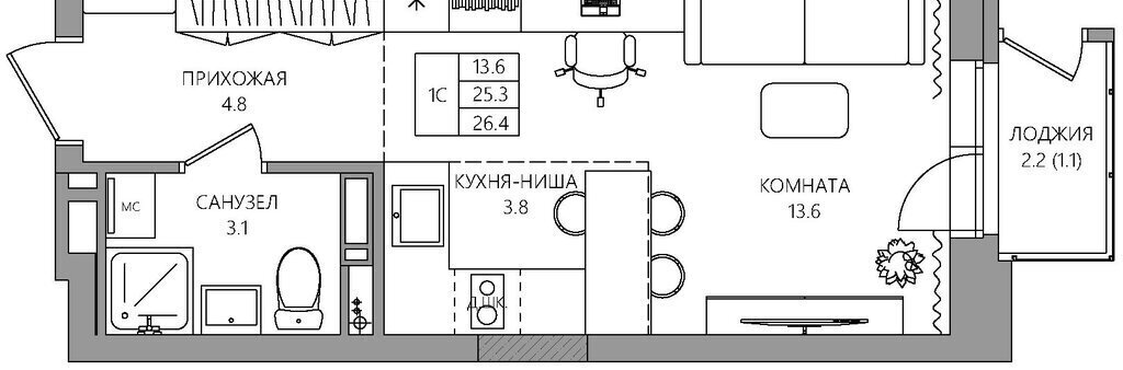 квартира г Пермь р-н Свердловский ул Нейвинская 3-я 5 фото 1