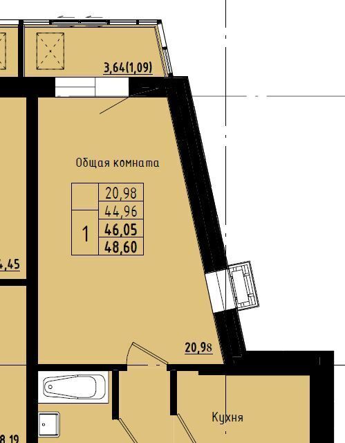 квартира г Якутск ул А.И.Софронова 71 фото 1