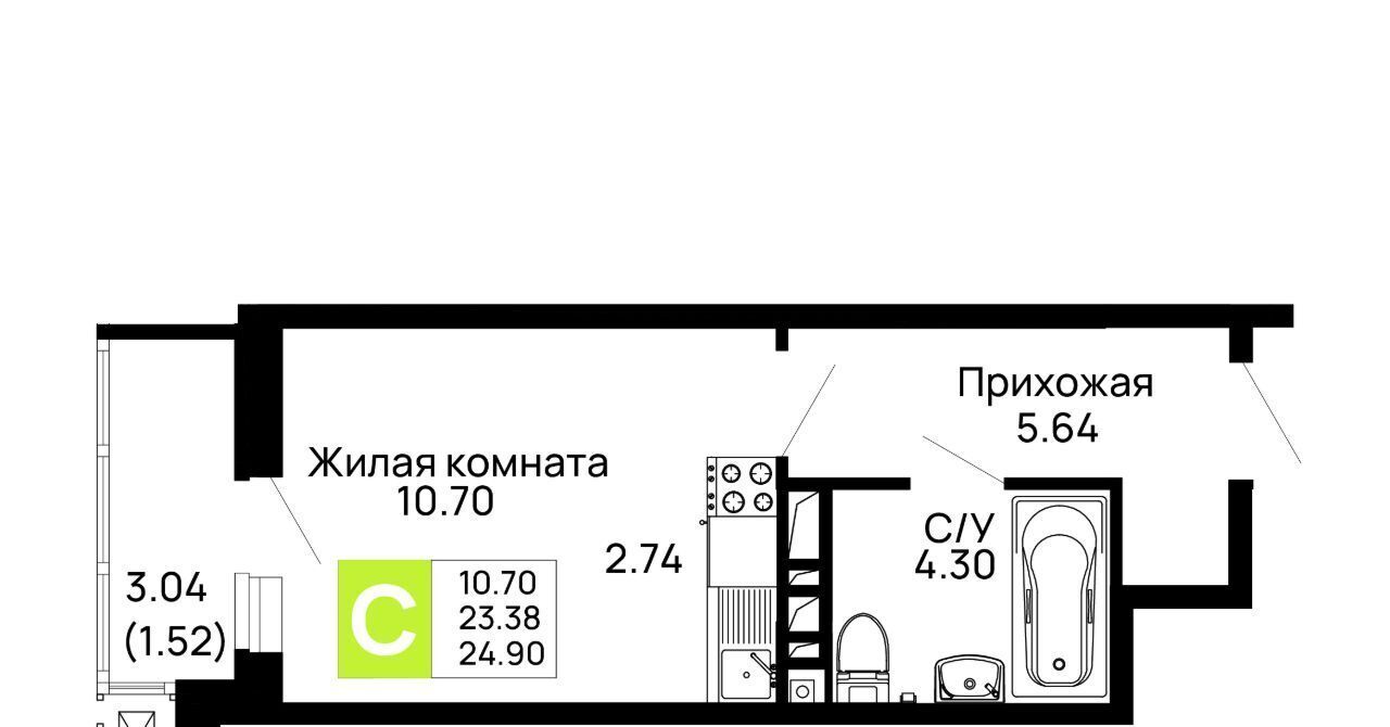 квартира г Майкоп ул 9 Мая 14а фото 1