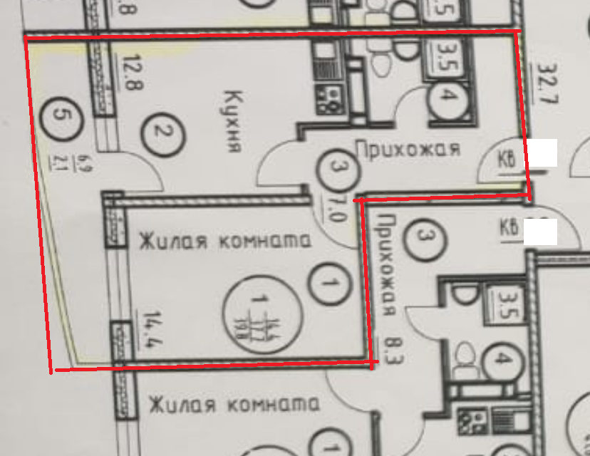 квартира г Ростов-на-Дону р-н Октябрьский ул Нансена Ростов-на-Дону городской округ, 103/1 ст 9 фото 3