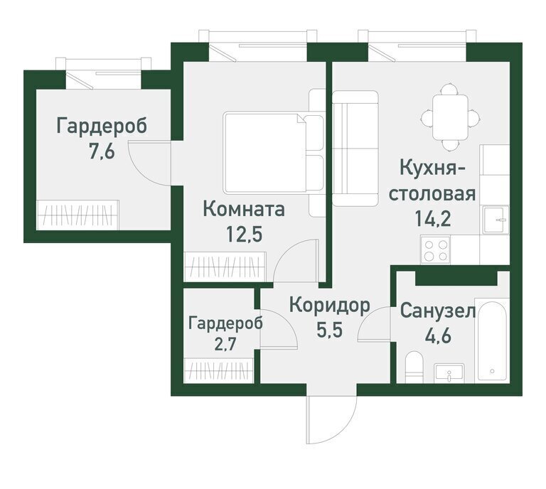 квартира г Миасс снт Вишневый Кременкульское сельское поселение, 12-я улица фото 1