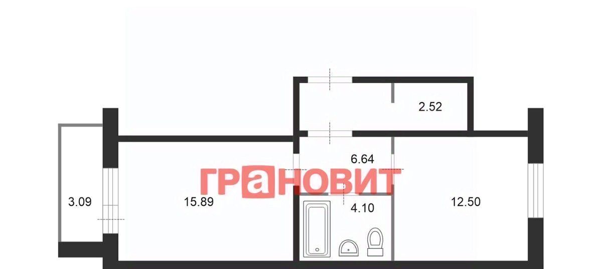 квартира г Новосибирск Заельцовская ул Мясниковой 26 фото 10