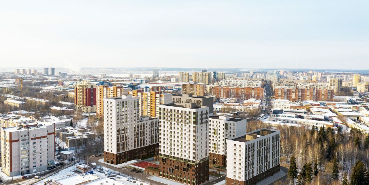 квартира г Ижевск р-н Индустриальный ул им Репина 35ак/3 фото 7