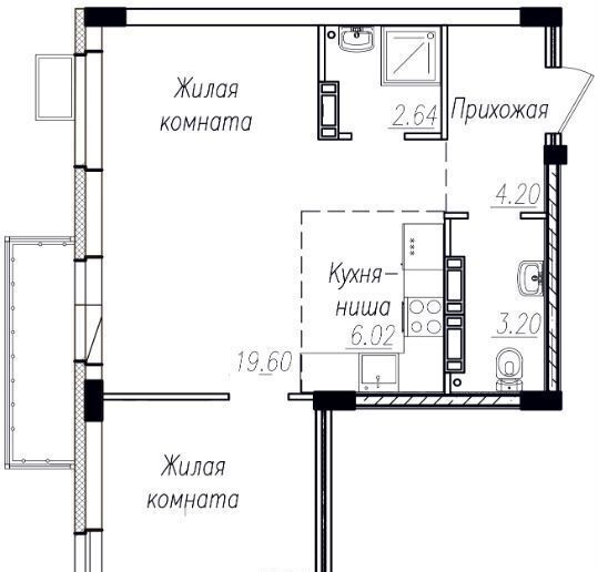 квартира г Тольятти р-н Автозаводский ул 40 лет Победы 45п фото 4