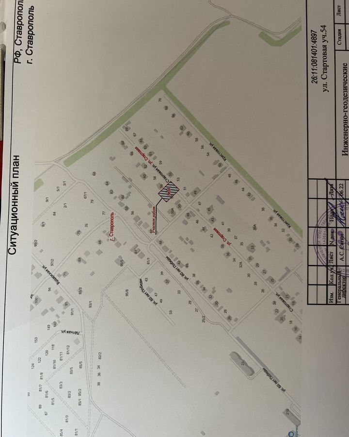 земля г Ставрополь р-н Ленинский ул Стартовая 54 мкр-н № 12, Дёмино фото 2
