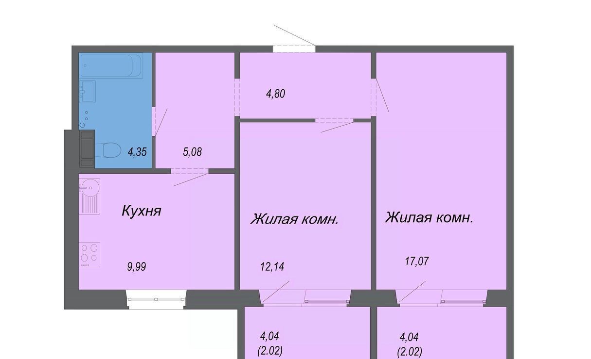 квартира г Хабаровск р-н Железнодорожный ул Совхозная 73/2 фото 1