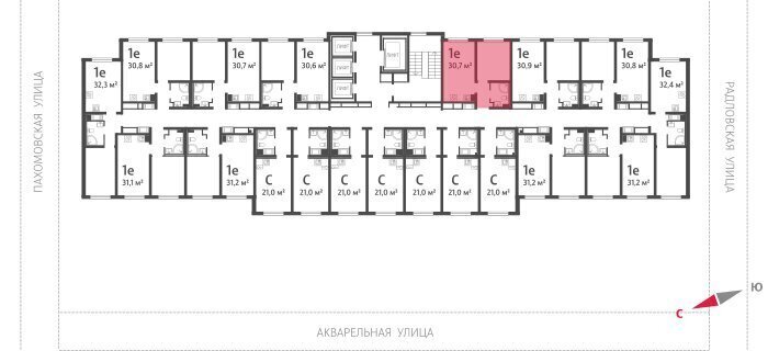 квартира г Санкт-Петербург метро Академическая ул Пахомовская 12к/2 округ Полюстрово фото 2