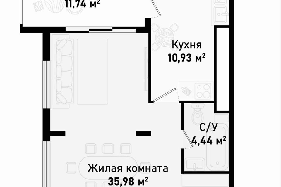 квартира р-н Черноморский пгт Черноморское фото 6