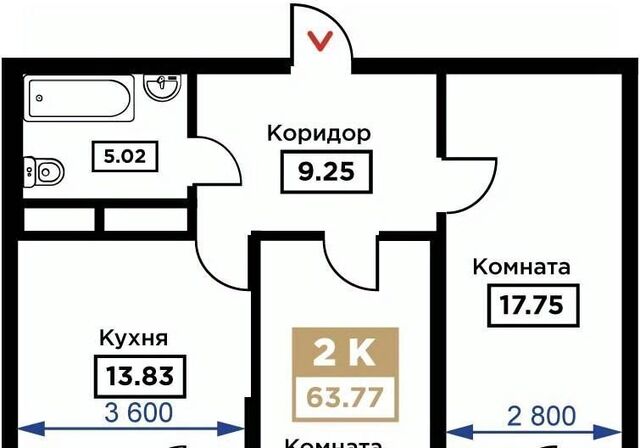 р-н Прикубанский Школьный микрорайон дом 1 фото