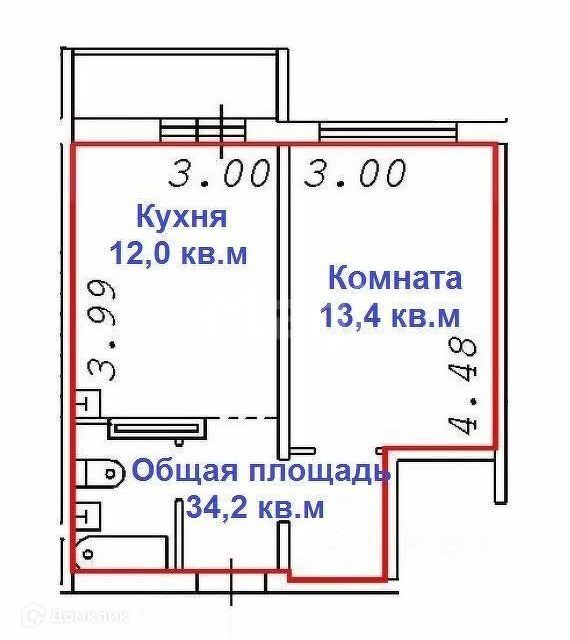 квартира г Новосибирск р-н Калининский ул Фадеева 66 жилой массив на Фадеева Новосибирск городской округ фото 2