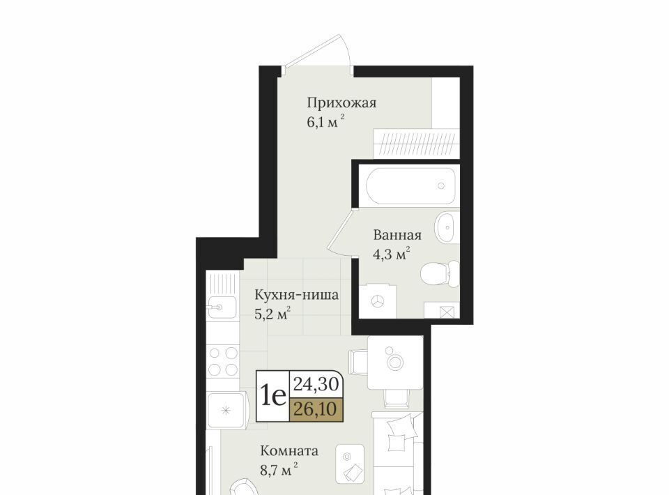 квартира г Пермь р-н Свердловский ул Героев Хасана 93б фото 1
