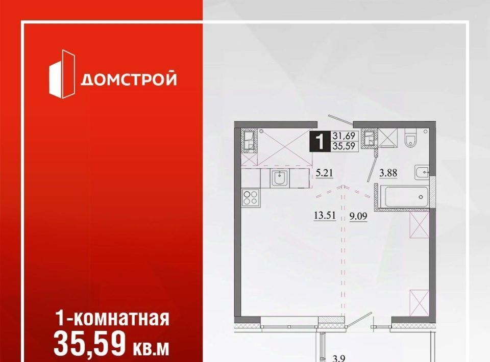 квартира г Иркутск р-н Ленинский Ново-Ленино Ленинский административный округ фото 1
