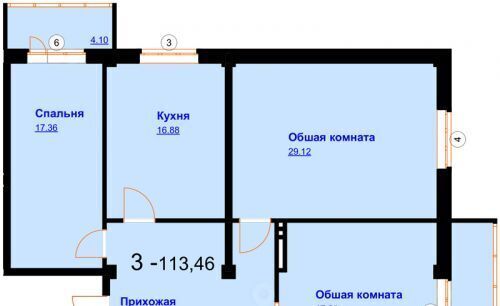 квартира г Махачкала р-н Кировский ул Шёлковая 12 фото 1