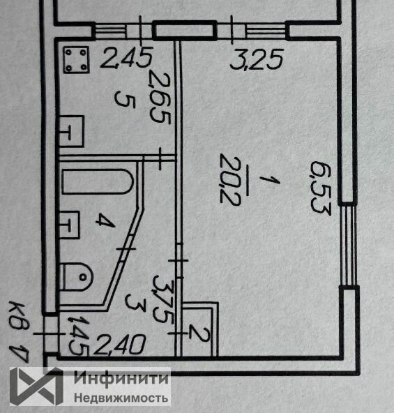 квартира г Ставрополь р-н Промышленный ул Доваторцев 25а фото 13