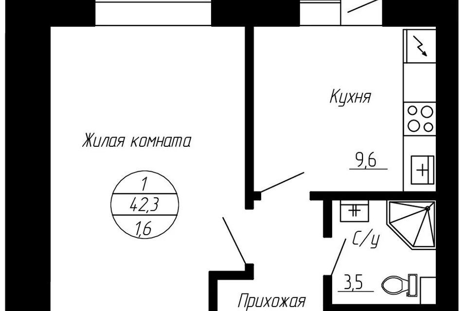 квартира р-н Благовещенский с Чигири ул Европейская 11 фото 1