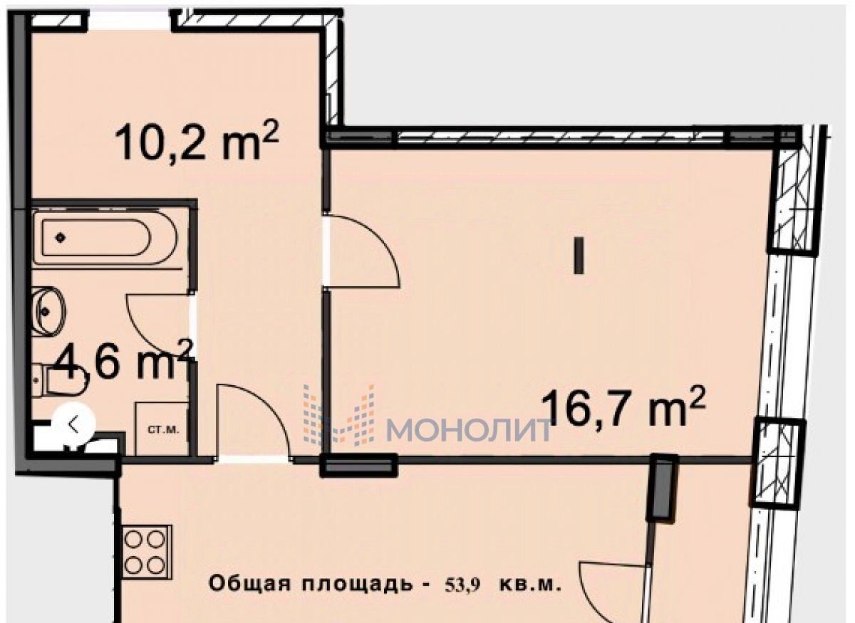 квартира г Нижний Новгород Буревестник ул Коминтерна 162а фото 1