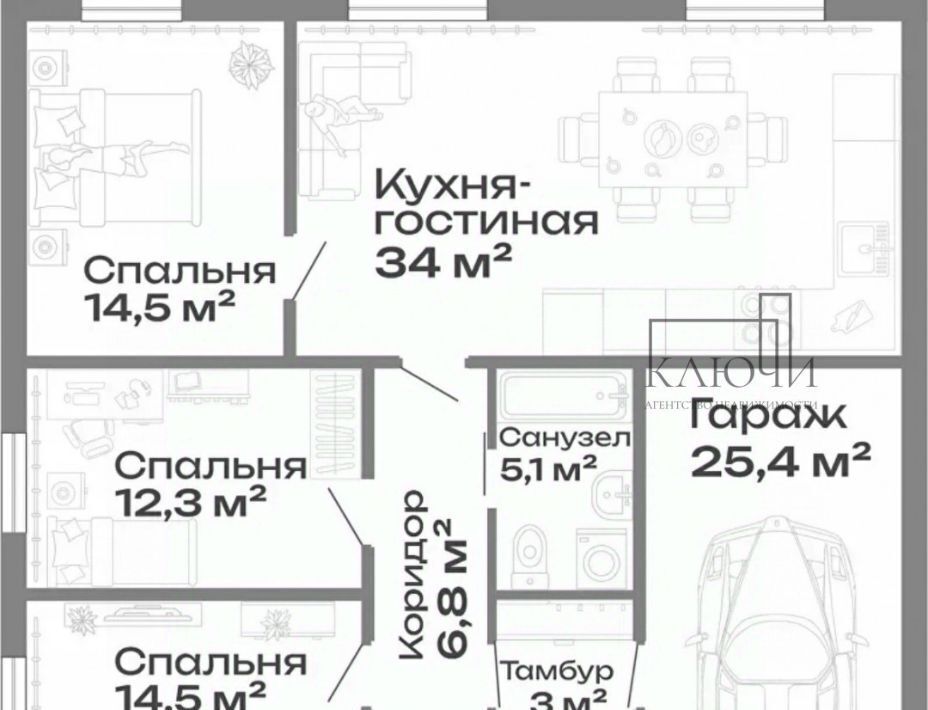 дом г Магнитогорск р-н Орджоникидзевский Созвездие клп фото 12