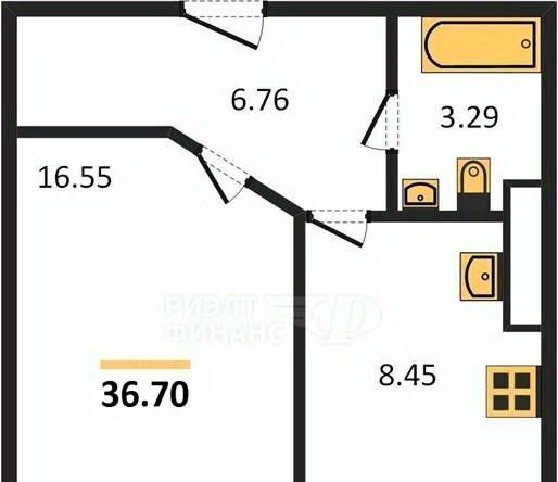 квартира г Калининград р-н Московский ул Аллея смелых 204к/1 фото 2