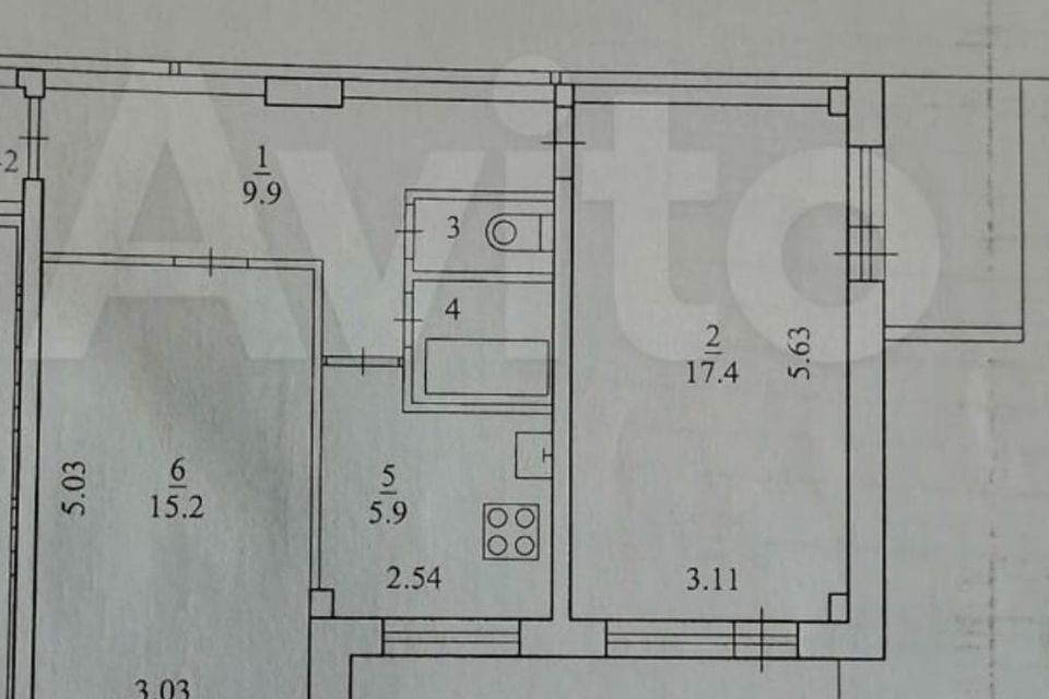 квартира г Архангельск пр-кт Советских космонавтов 37 Архангельск городской округ фото 6