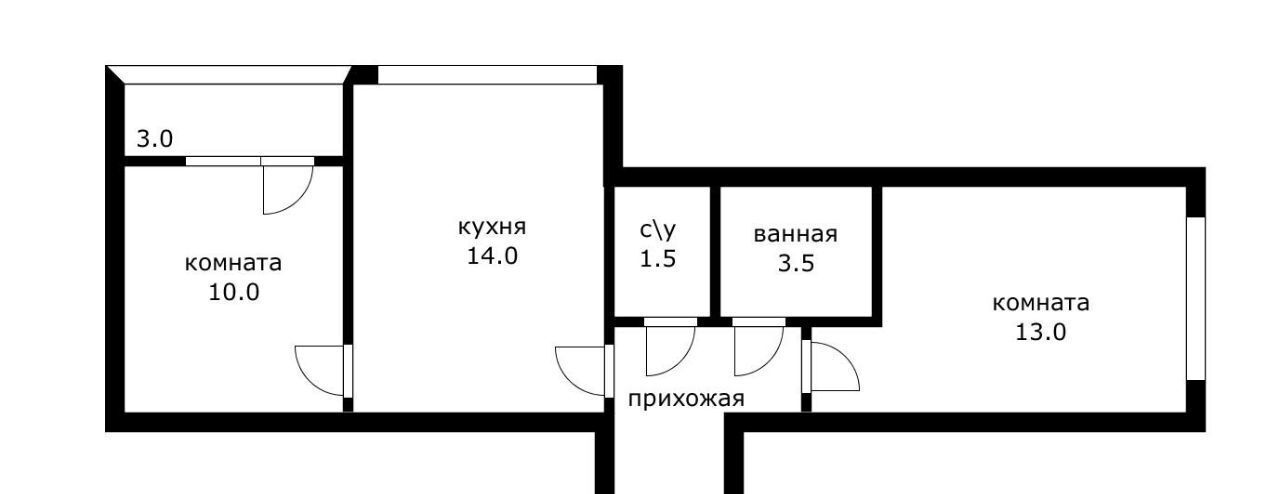 квартира г Краснодар р-н Прикубанский ул Конгрессная 13 фото 2