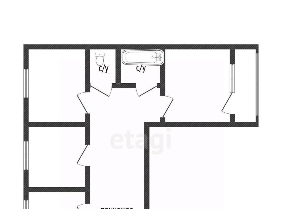 квартира г Кострома ул Задорина 8 фото 2
