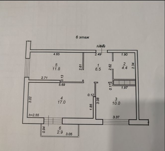 квартира р-н Калининский д Батино ул Сергея Есенина 15 Тверь фото 29