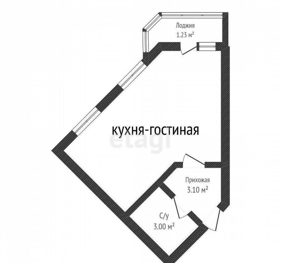 квартира г Краснодар р-н Прикубанский ул им. лётчика Позднякова 2к/8 ЖК «Дыхание» фото 8