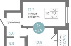 квартира г Красноярск р-н Советский ул Авиаторов ЖК МАЭСТРО фото 1