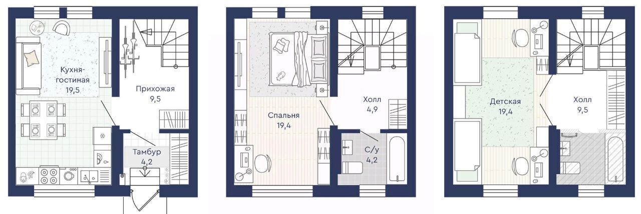 квартира р-н Всеволожский г Мурино ул Садовая 2бк/6 Девяткино фото 1
