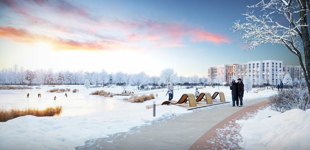 квартира г Санкт-Петербург п Шушары тер Пулковское ЖК «Пулково Lake» метро Московская фото 5