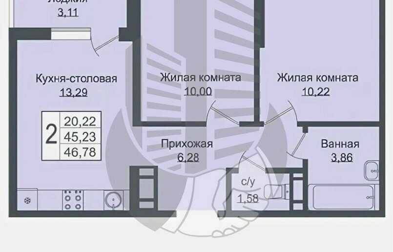 квартира г Краснодар р-н Прикубанский ул Западный Обход 39/1к 2 фото 1