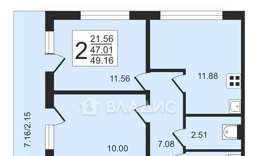 квартира р-н Всеволожский г Мурино ул Оборонная 31 Девяткино фото 6