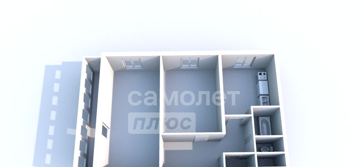квартира г Ульяновск р-н Засвияжский ул Аблукова 97 фото 12