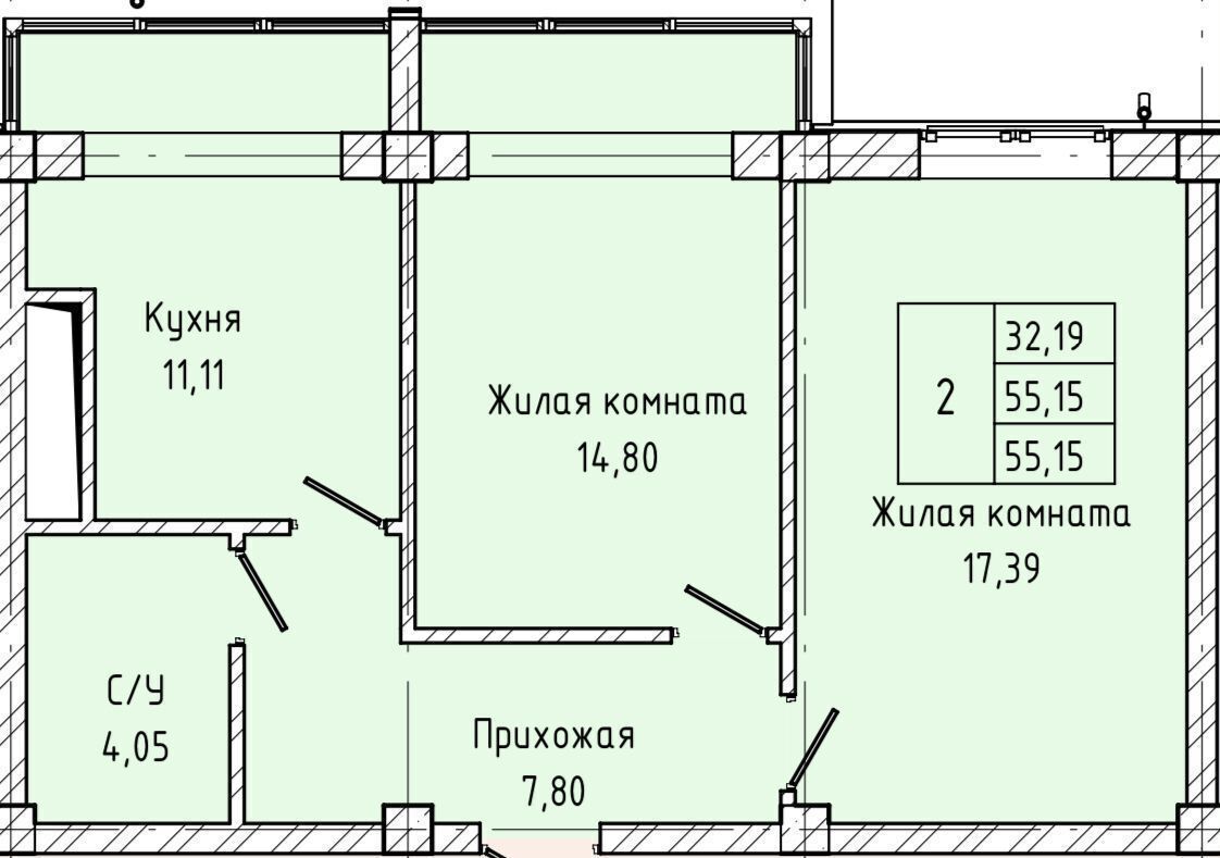 квартира г Нальчик Горная ул Атажукина 10б фото 2