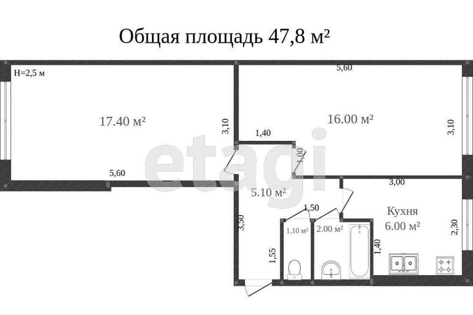 квартира р-н Тахтамукайский пгт Энем ул Маяковского 2 фото 7