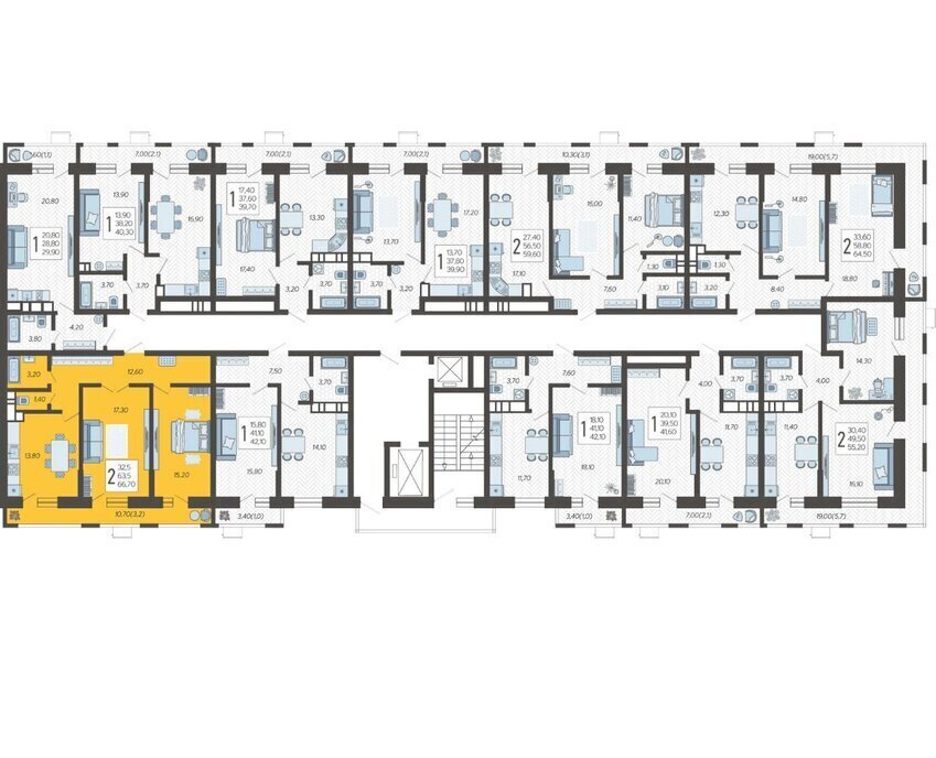 квартира г Краснодар микрорайон 9-й километр ул Ярославская 115/4 фото 2