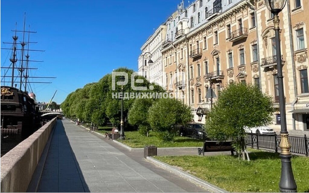 квартира г Санкт-Петербург метро Спортивная наб Мытнинская 3 фото 2