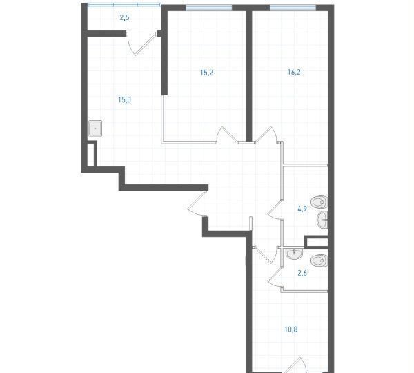 квартира г Екатеринбург р-н Верх-Исетский ул Крауля 179 фото 2