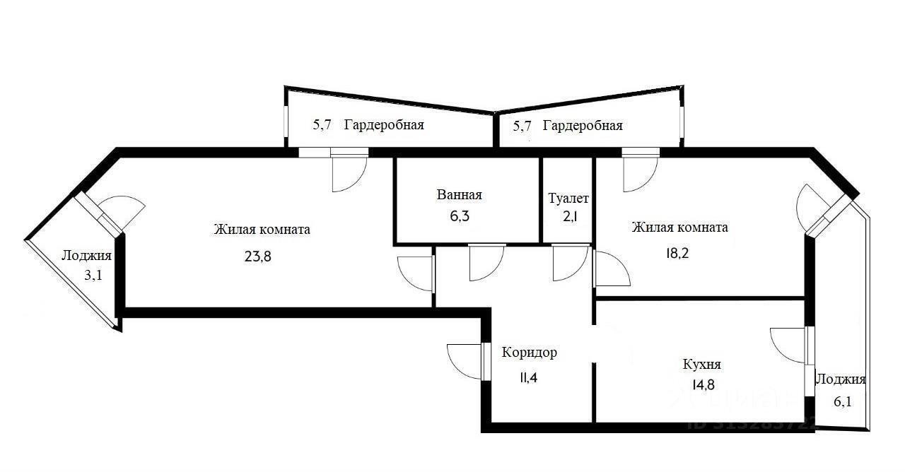 квартира г Краснодар р-н Карасунский проезд им. Леонида Лаврова 4 фото 1