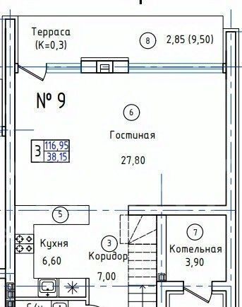 дом р-н Зеленоградский г Зеленоградск ул Калининградская 1 фото 16