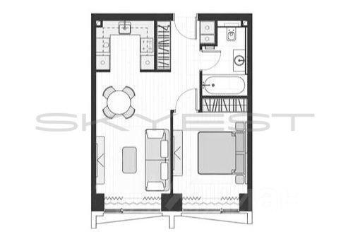 квартира г Москва ЗАО Хорошевский пр-кт Ленинградский 37/3 ЖК «Prime Park» Московская область фото 2