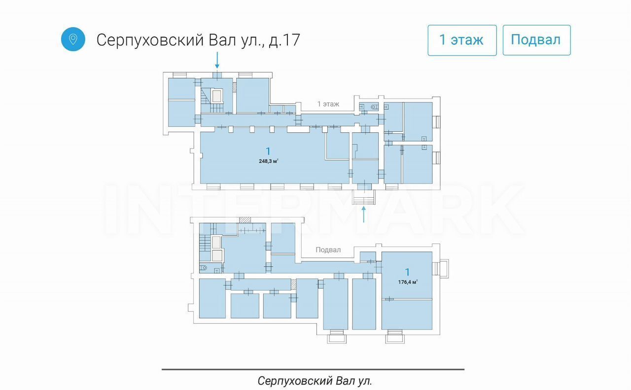 торговое помещение г Москва метро Тульская ул Серпуховский Вал 17 фото 3