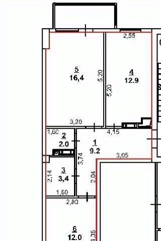 квартира г Симферополь р-н Киевский ул 51-й Армии 124 фото 2