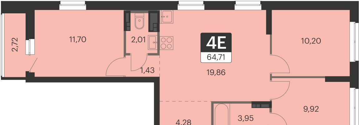 квартира г Екатеринбург Академический Чкаловская ул Академика Ландау 35 фото 1